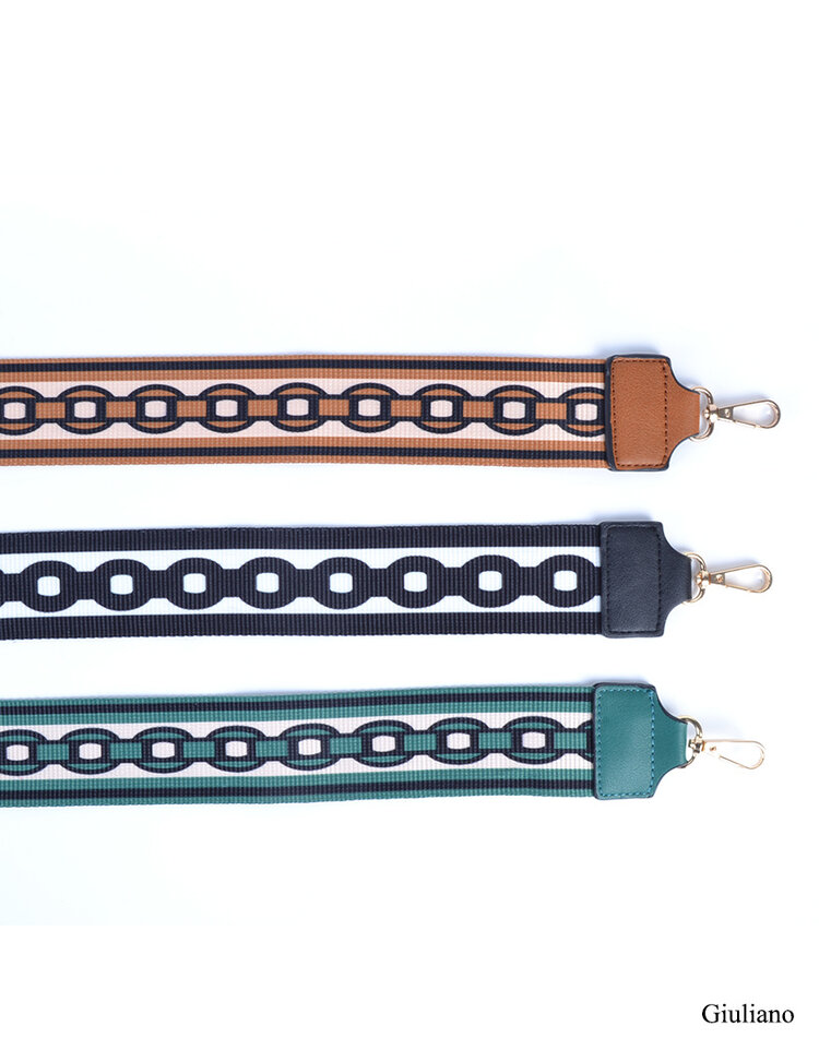 Schouderband met kunstleer