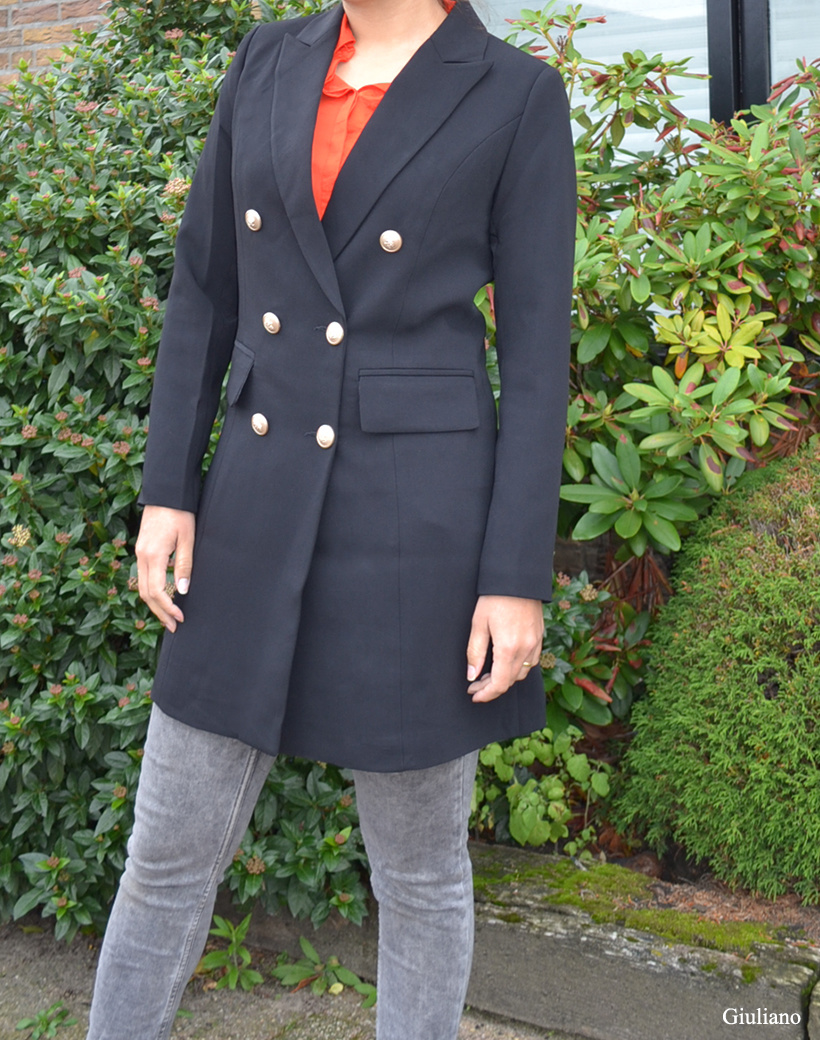 Colbert / Jas 91099 Zwart, foto 3 van 3