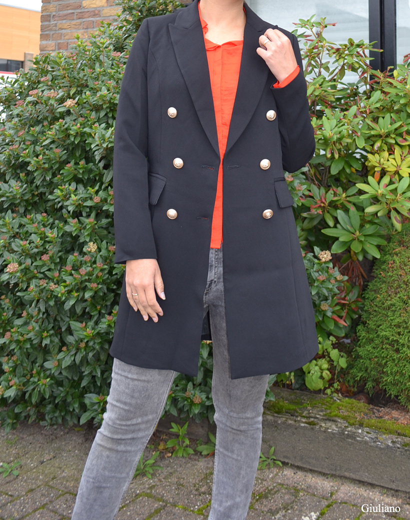 Colbert / Jas 91099 Zwart