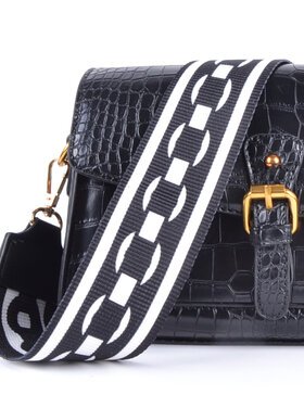 Shoulderstrap with artificial leather