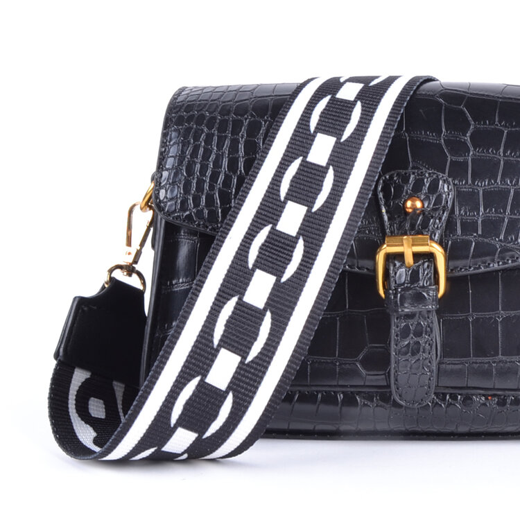 Schouderband met kunstleer