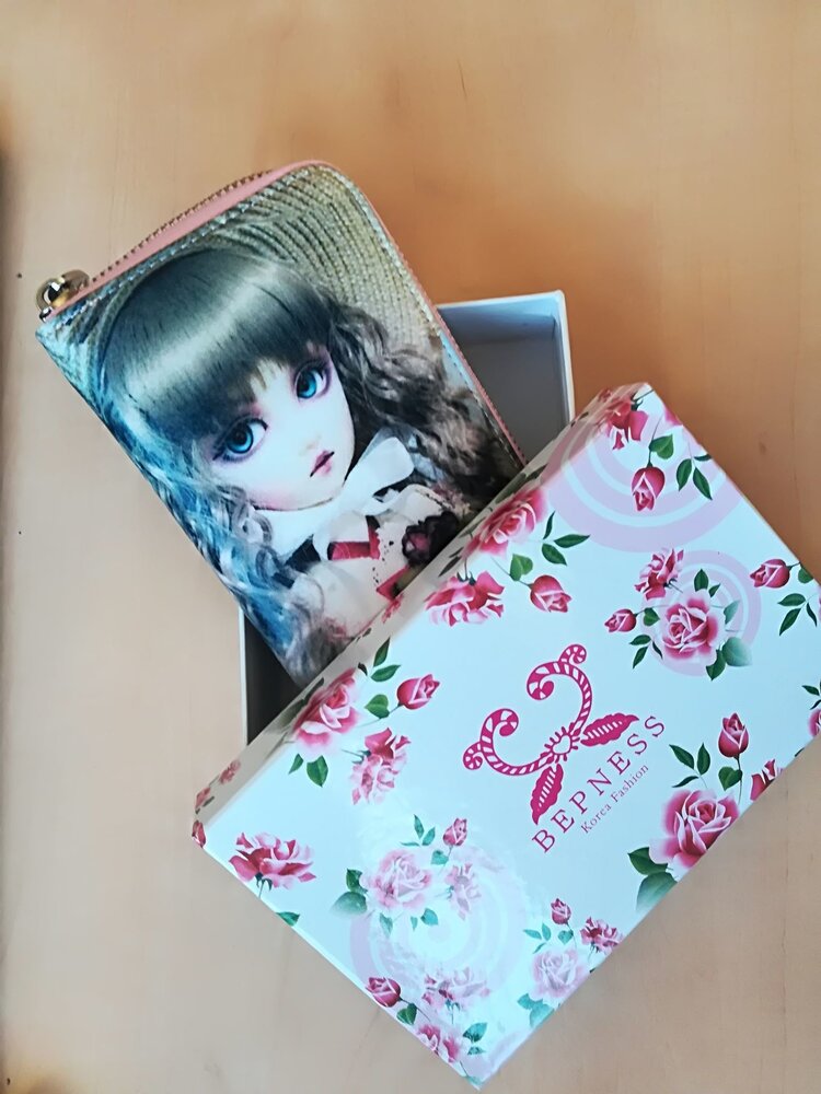 Artificial leather wallet | Girl