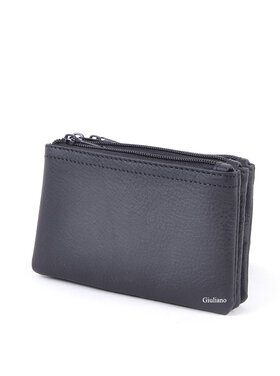 Leather wallet  |  3 compartments Uni