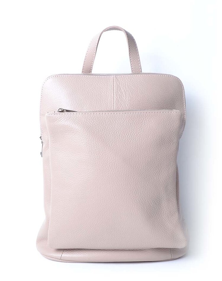 Leather shoulderbag backpack