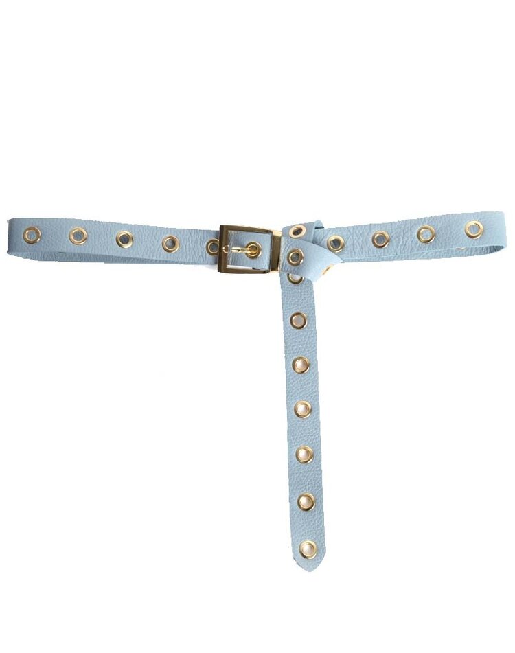 Riem  - Metalen gaatjes leer