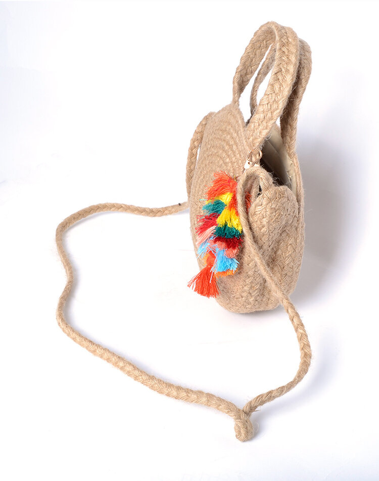 Cotton shoulderbag round