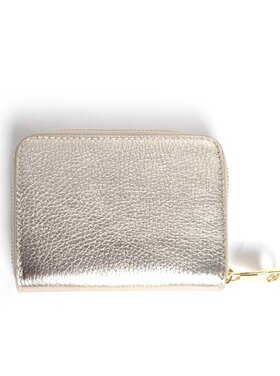 Lederen portemonnee  metallic | 5590351