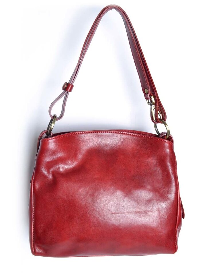 Lederen handtas  | 552710