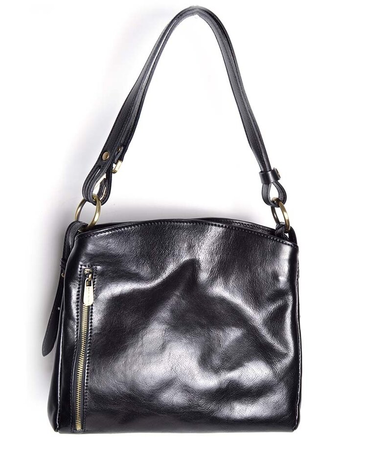 Leder-Handtasche | 552710