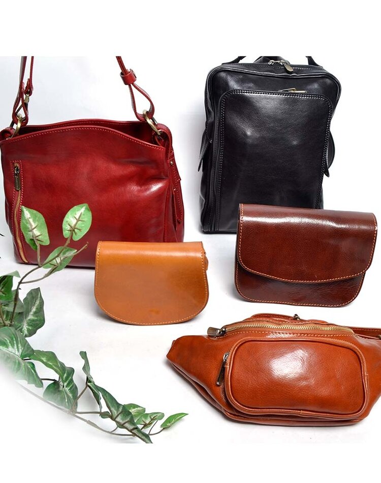 Leder-Handtasche | 552710