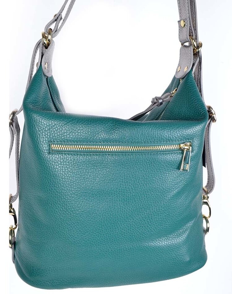 Leder-Handtasche / Rucksack