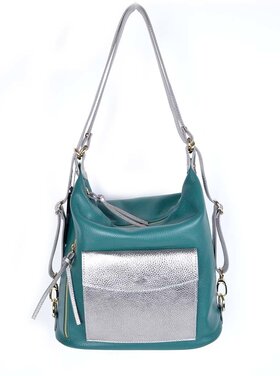 Leder-Handtasche / Rucksack