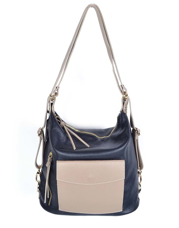 Leder-Handtasche / Rucksack