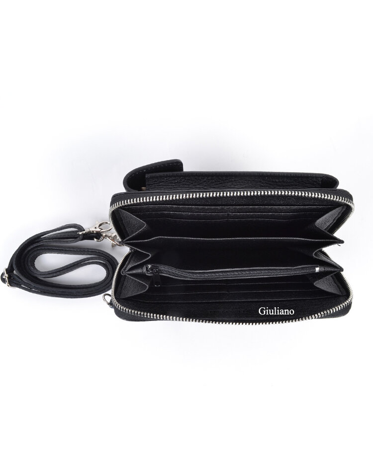 Leder-Geldbörse / Handytasche