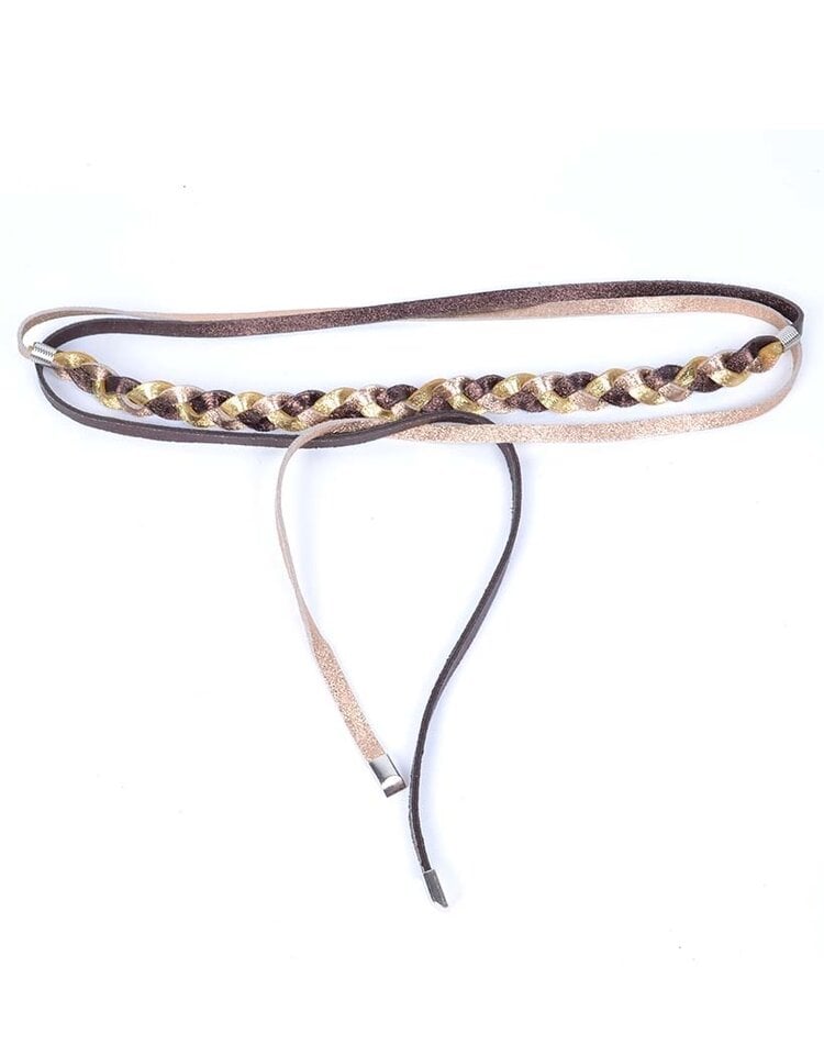 Belt -braided metallic