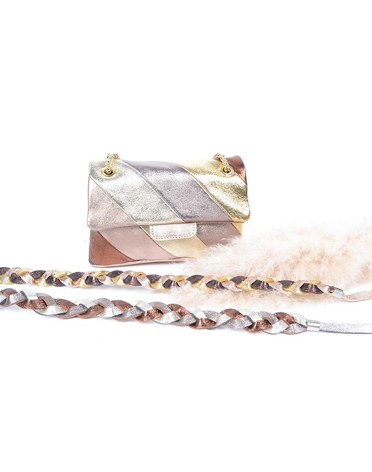 Belt -braided metallic