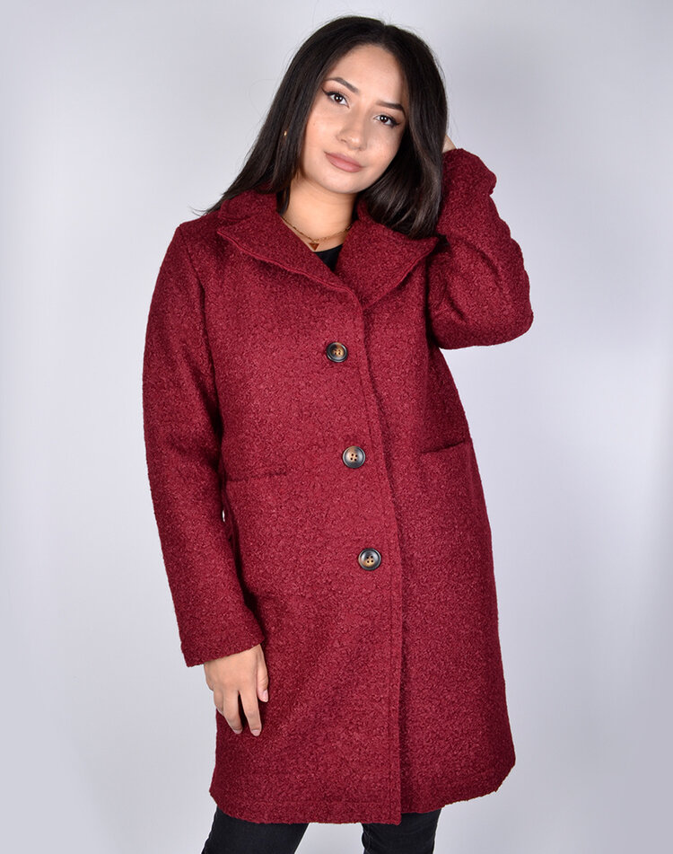 Mantel | 62099 Bordeaux rood