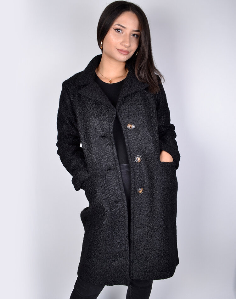 Mantel | 62099   Zwart