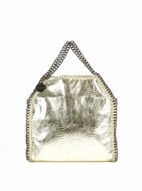 Kunstleder-Handtasche | Kette | Metallic | Klein