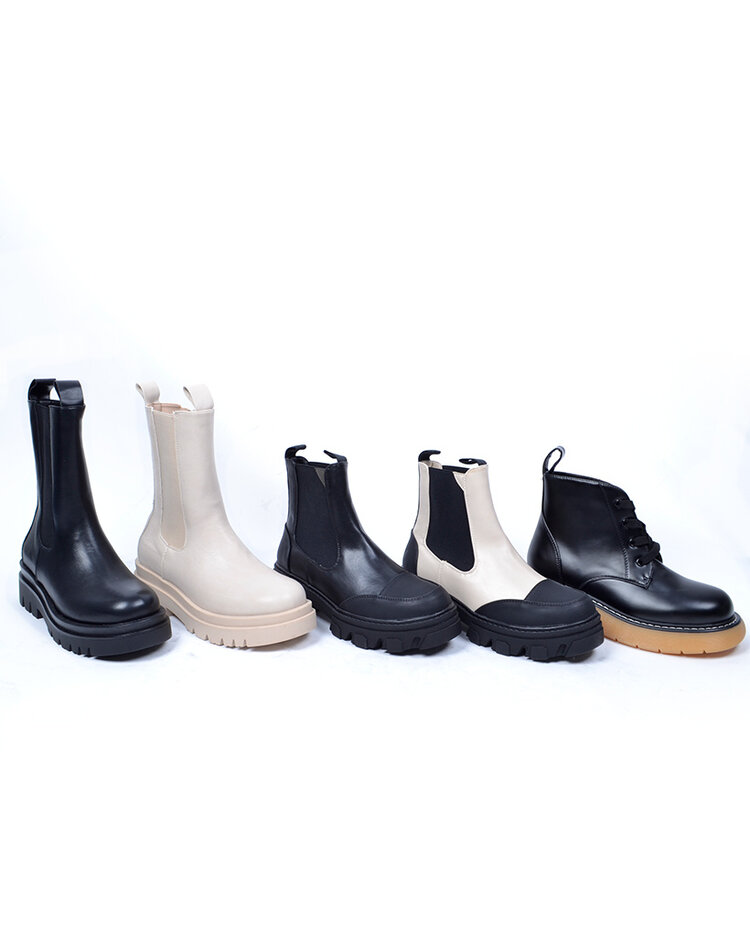 Stiefel - schwarz 6 x