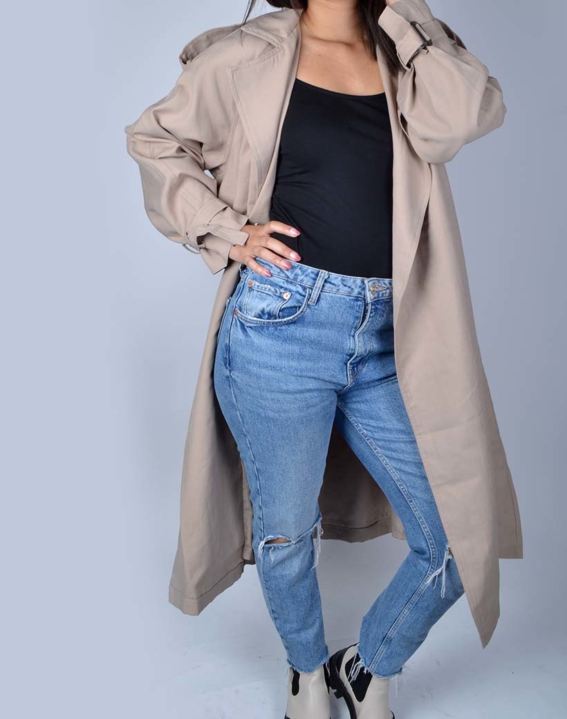 Trenchcoat | 91095 beige, foto 2 van 2