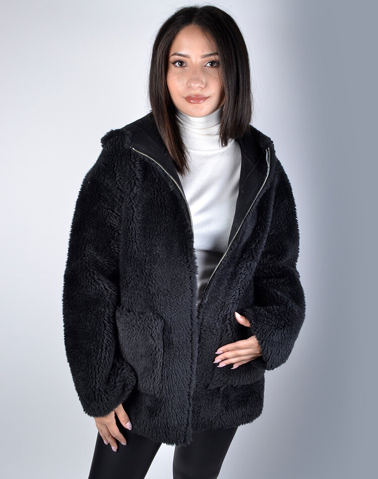 Teddy jas |  62125 2-side zwart