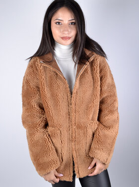 Teddy coat |62125 2-side camel