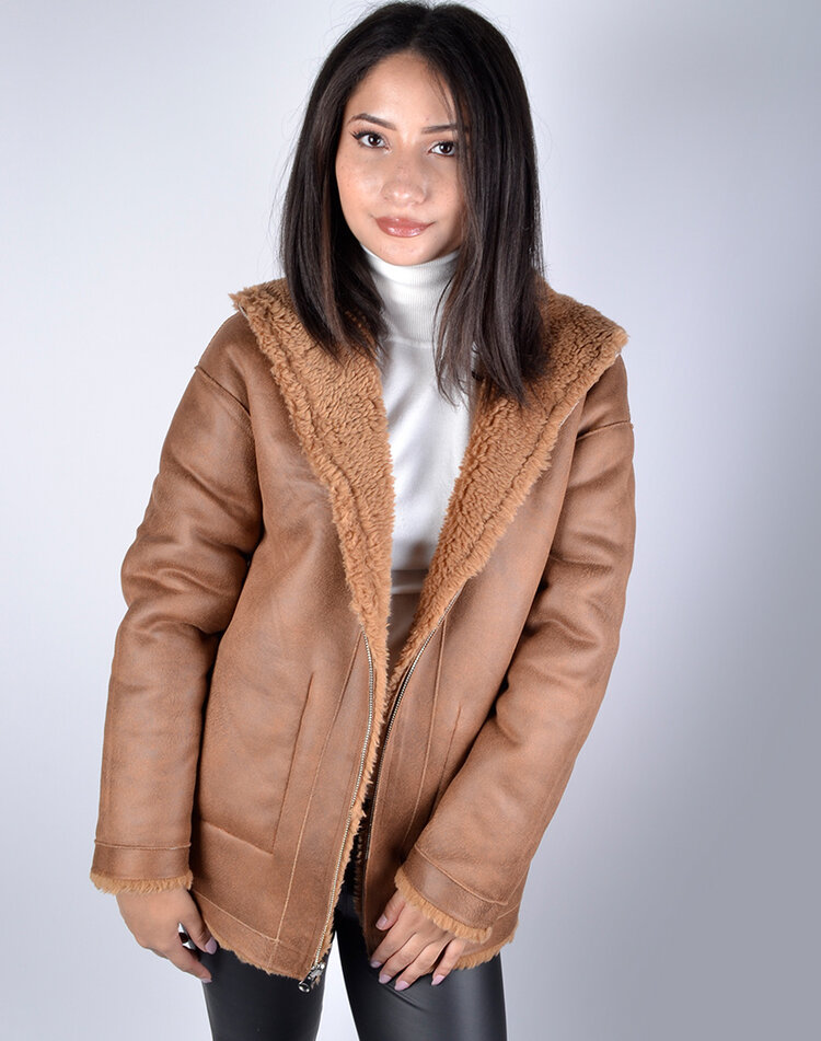 Teddy jas |  62125 2-side camel