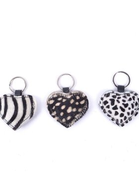 Keyring | Heart | Cowhide