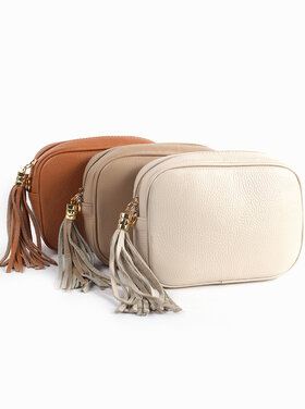 Leather shoulderbag | 552759