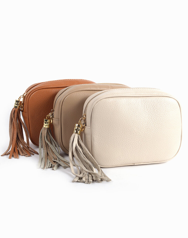 Lederen schoudertas | 552759