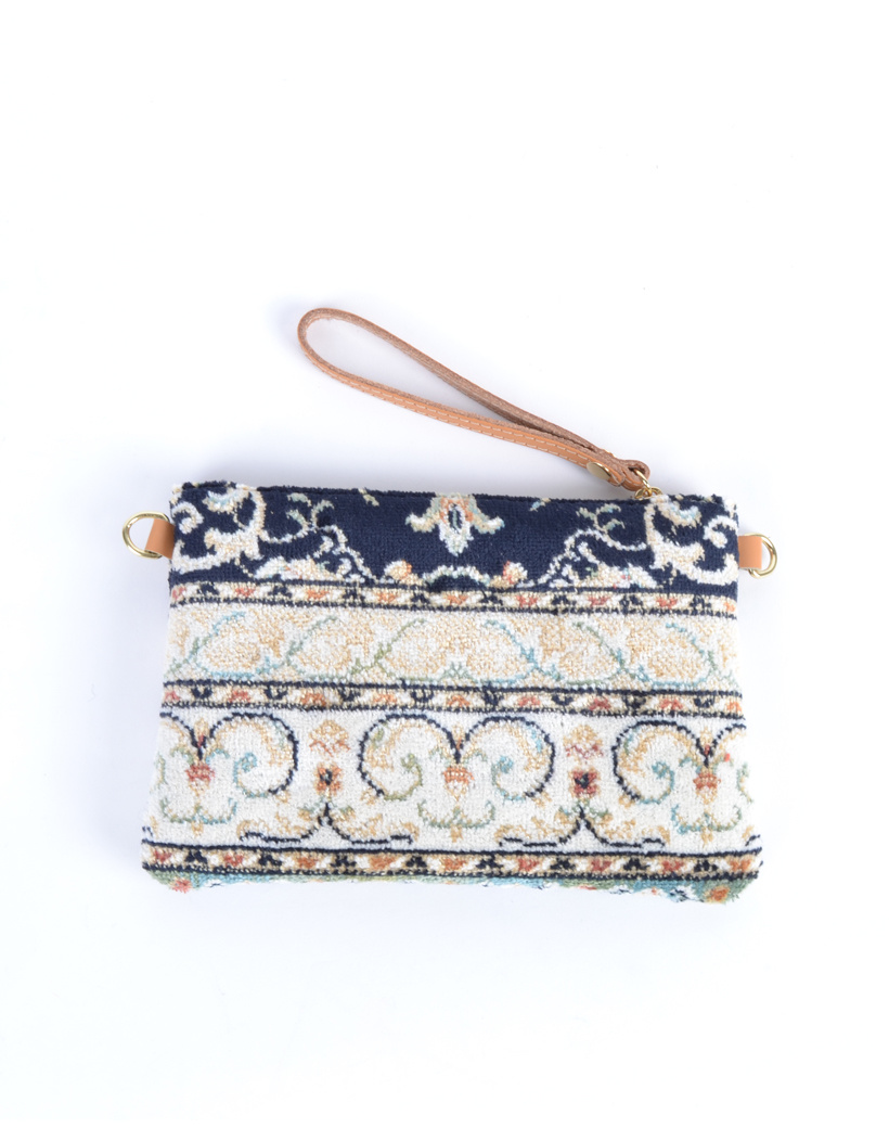 Tapijt clutch/schoudertas - Steepjes