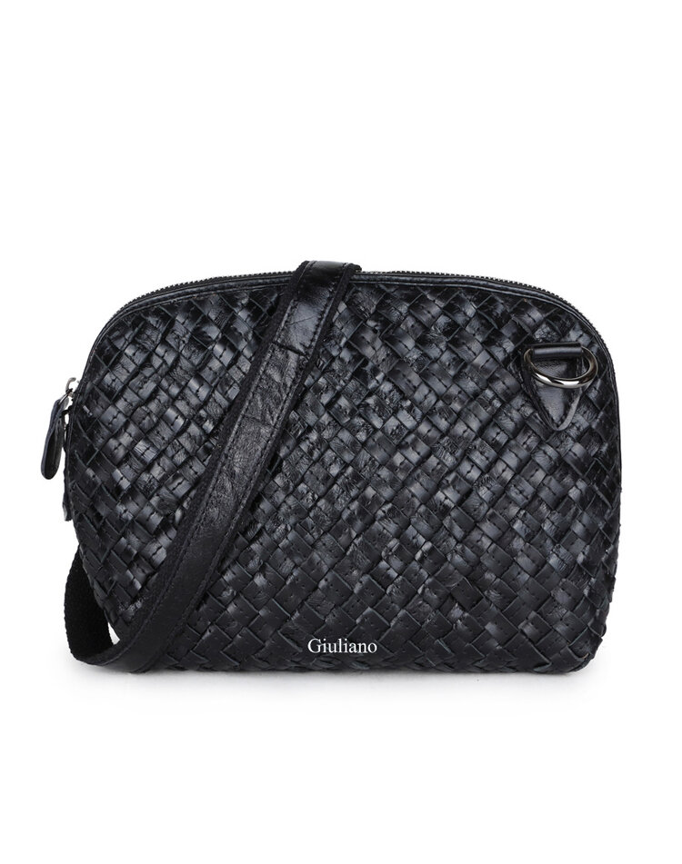 Leather shouderbag | Braided