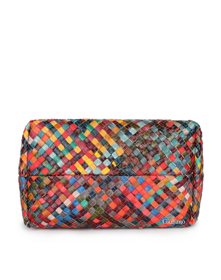 Lederen shopper | Gevlochten | 552559