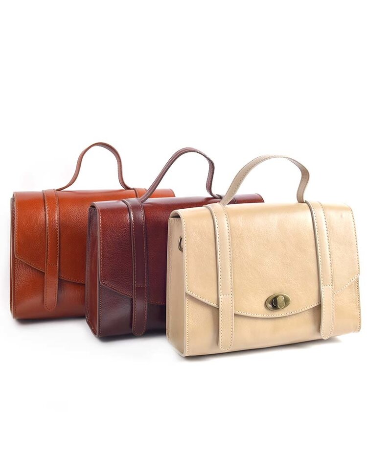 Lederen handtas | Klassiek  | 552755