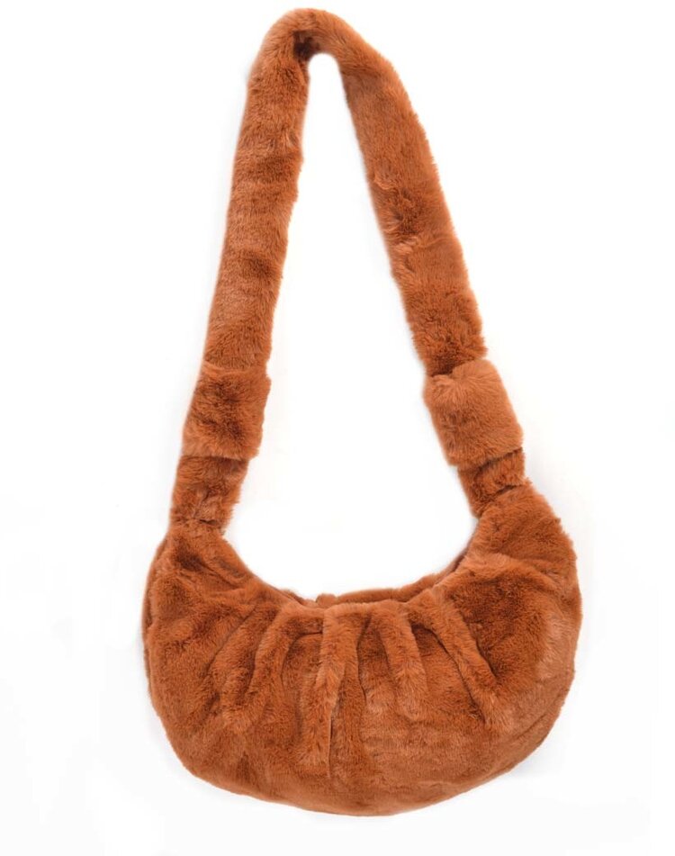 Shoulderbag faux fur
