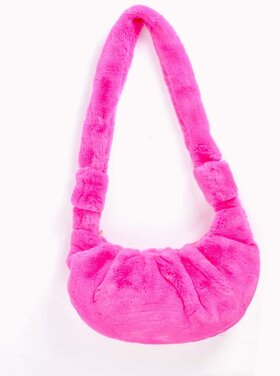 Schoudertas faux fur