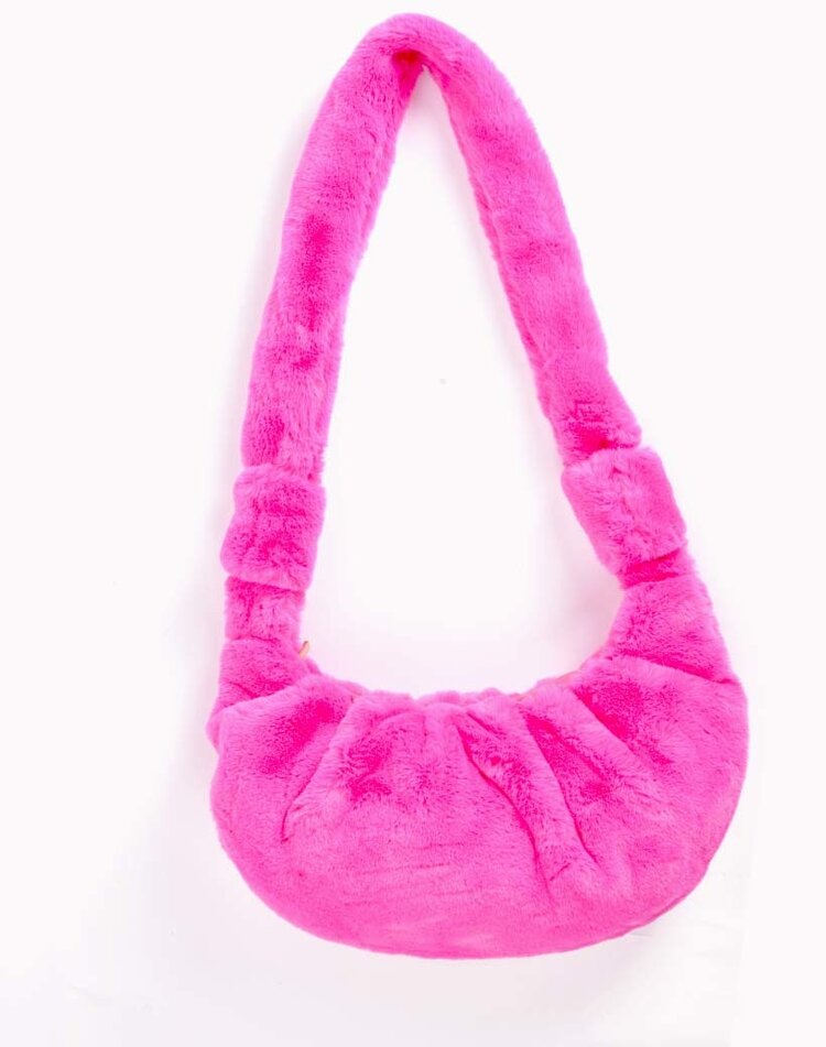 Shoulderbag faux fur