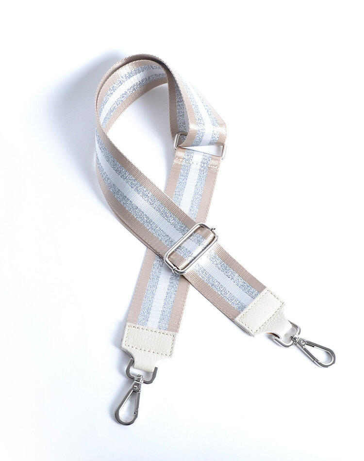 Schulterriemen LONDON Silber