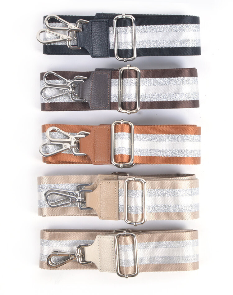 Schulterriemen LONDON Silber