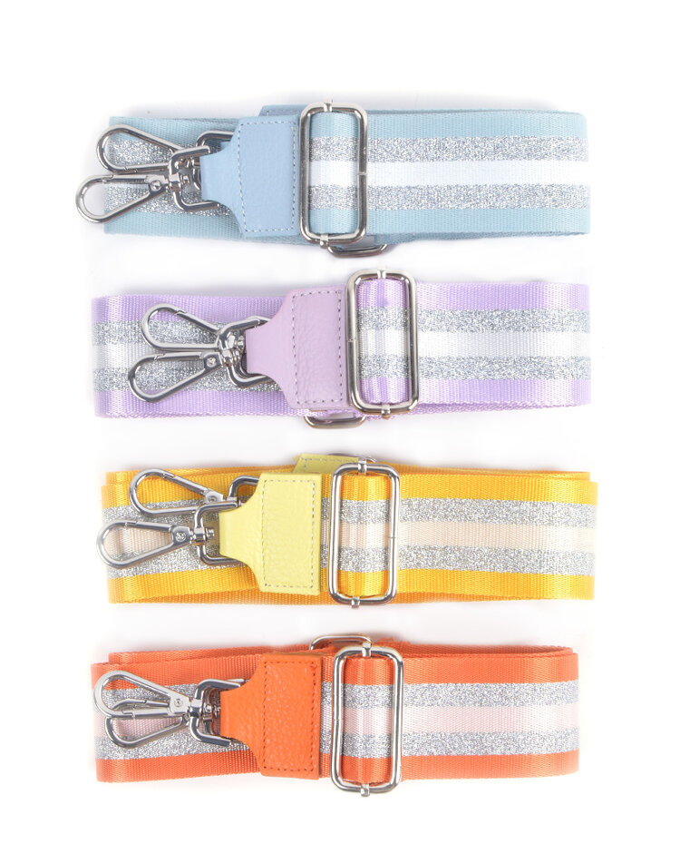 Schulterriemen LONDON Silber