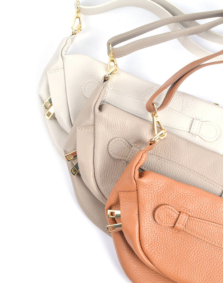 Leather shoulderbag or belt bag | 2-in-1 | 552498