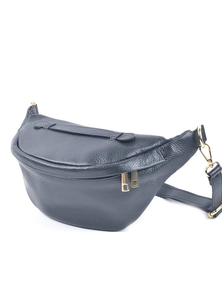 Lederen schoudertas of belt bag | 2-in-1 | 552498