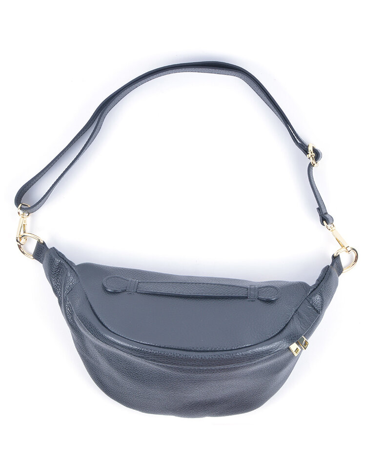 Lederen schoudertas of belt bag | 2-in-1 | 552498