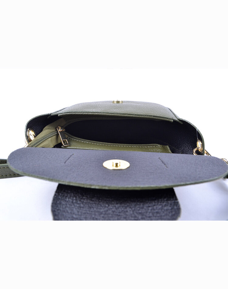 Leder-Schultertasche