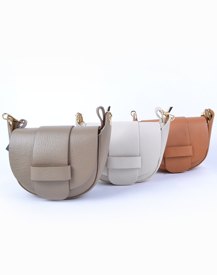 Leder-Schultertasche