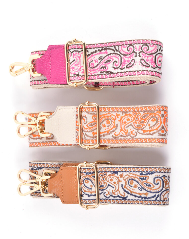 Schulterriemen | Paisley bestickt