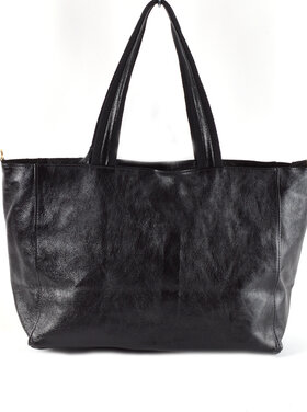 Lederen shopper | Metallic | 552707