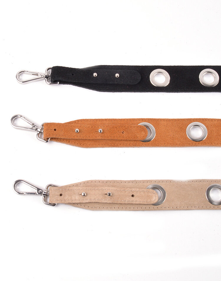 Bagstraps | suède silver
