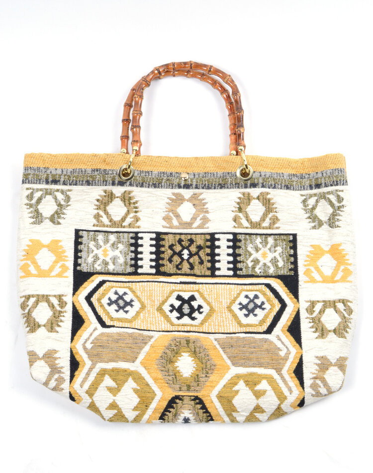 Teppich-Shopper Bambus